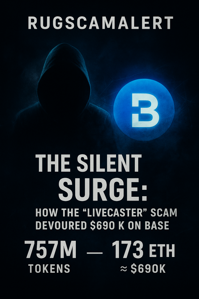 The Silent Surge: How the “Livecaster” Scam Devoured $690 K on Base